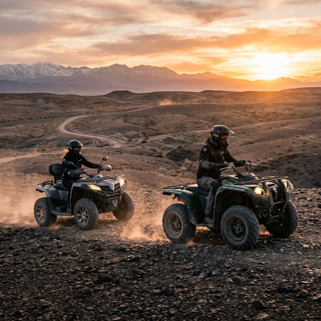 Quad de luxe dans le desert d Agafay - Balade premium de 2 heures